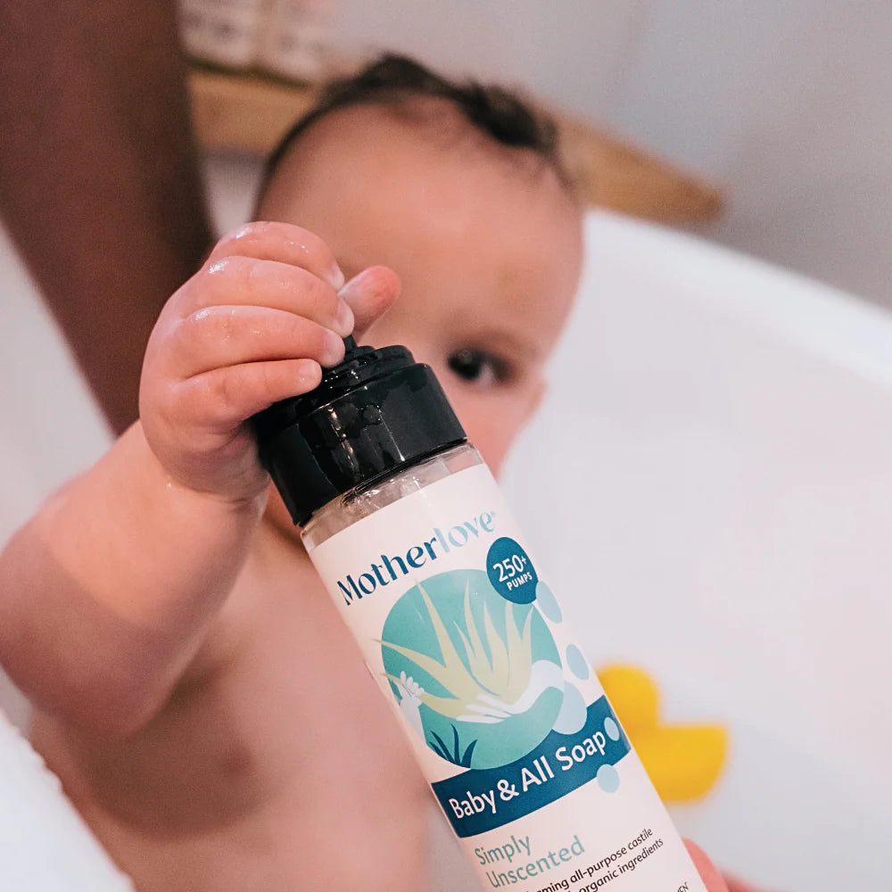 Baby & All Non-Toxic Foaming Castille Soap - Unscented, presentación en 5.7 fl oz