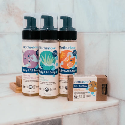 Baby & All Non-Toxic Foaming Castille Soap - Unscented, presentación en 5.7 fl oz