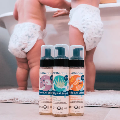 Baby & All Non-Toxic Foaming Castille Soap - Relaxing Lavender Blossom 7.1 fl oz.